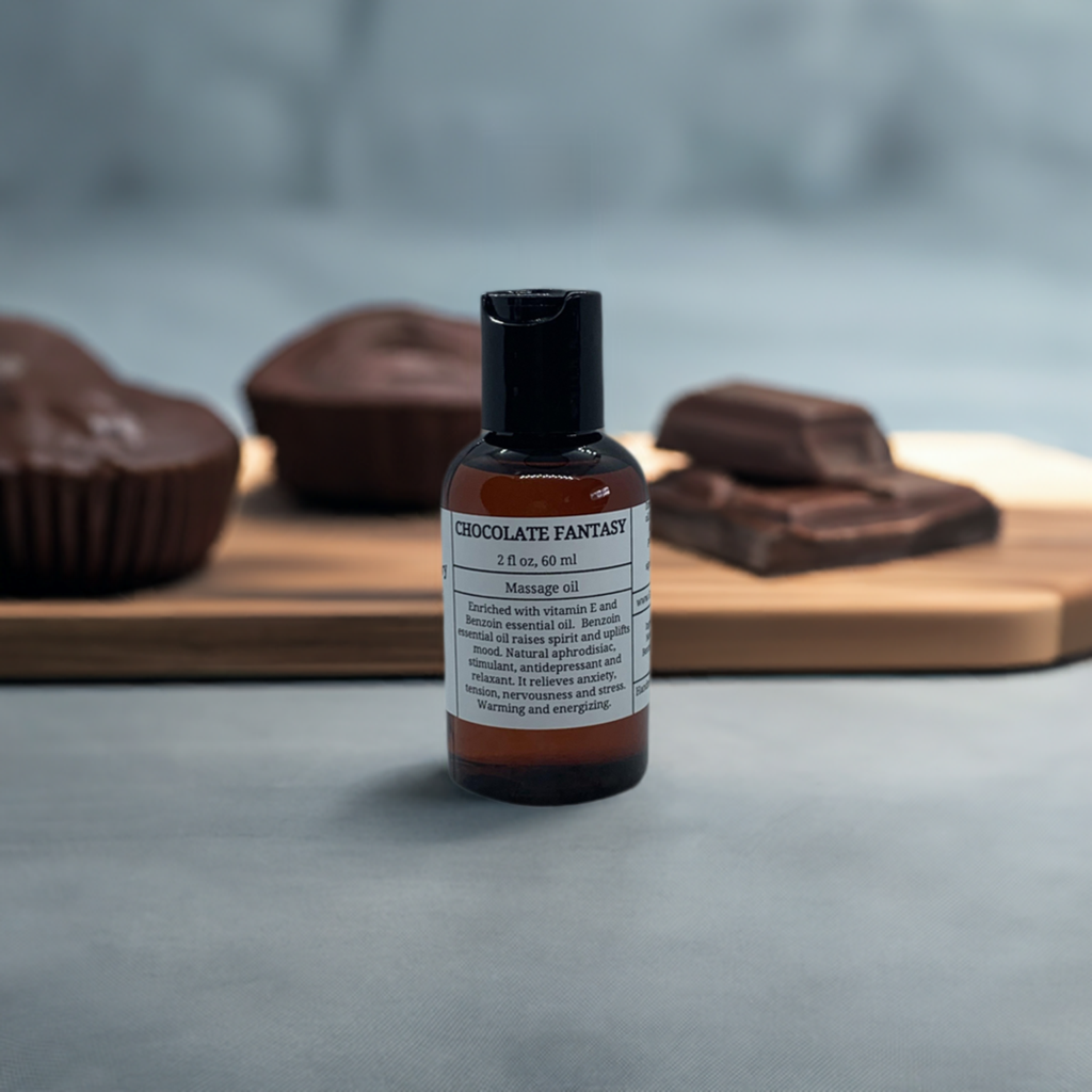 CHOCOLATE FANTASY CHOCOLATE SCENTED MASSAGE OIL GreenEnvyCosmetics