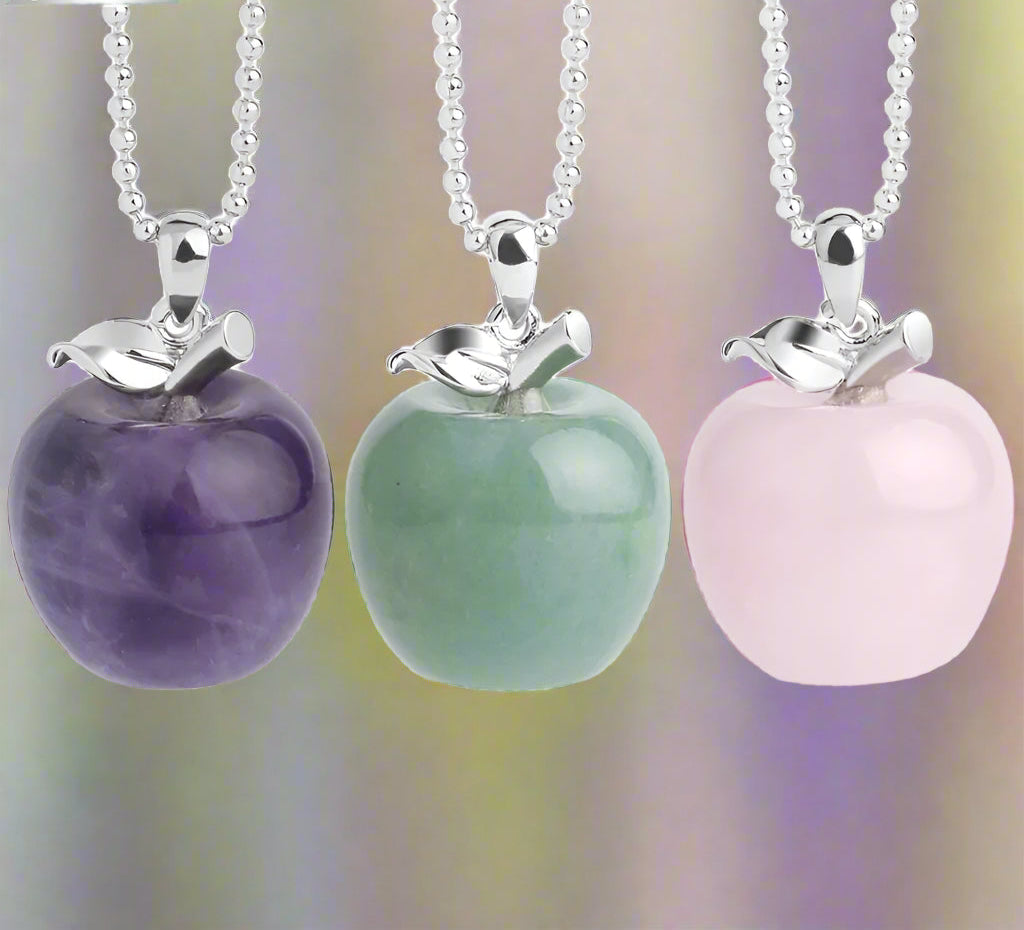 Gemstone Apple Necklace