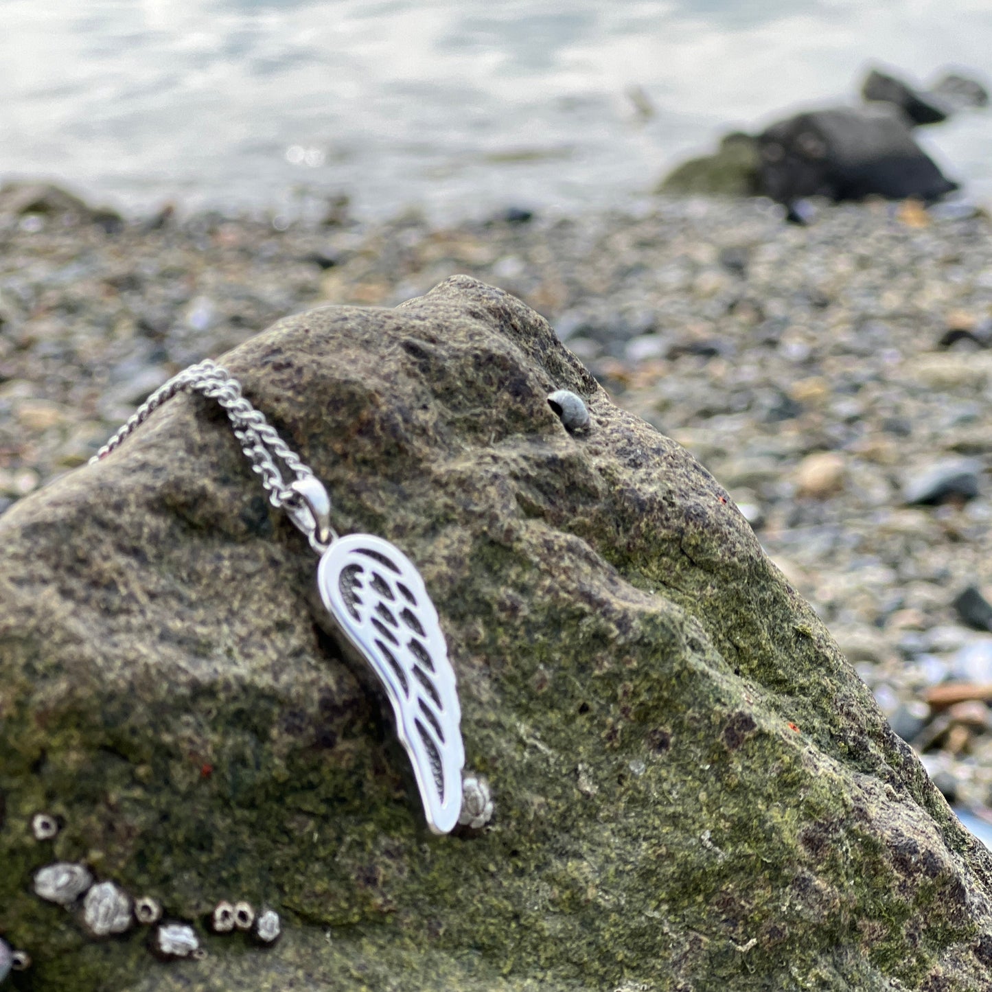 Angel Wing Pendant- Aromatherapy Necklace
