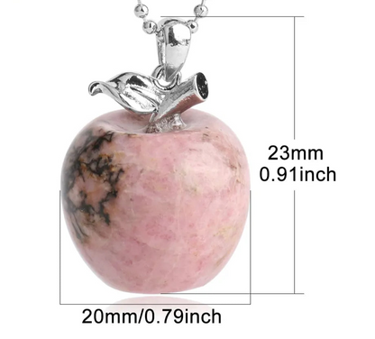 Gemstone Apple Necklace