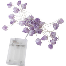Load image into Gallery viewer, NATURAL AMETHYST CLUSTERS LIGHTS STRING
