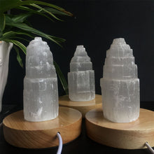 Load image into Gallery viewer, NATURAL STONE SELENITE LAMP
