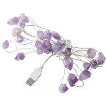 Load image into Gallery viewer, NATURAL AMETHYST CLUSTERS LIGHTS STRING
