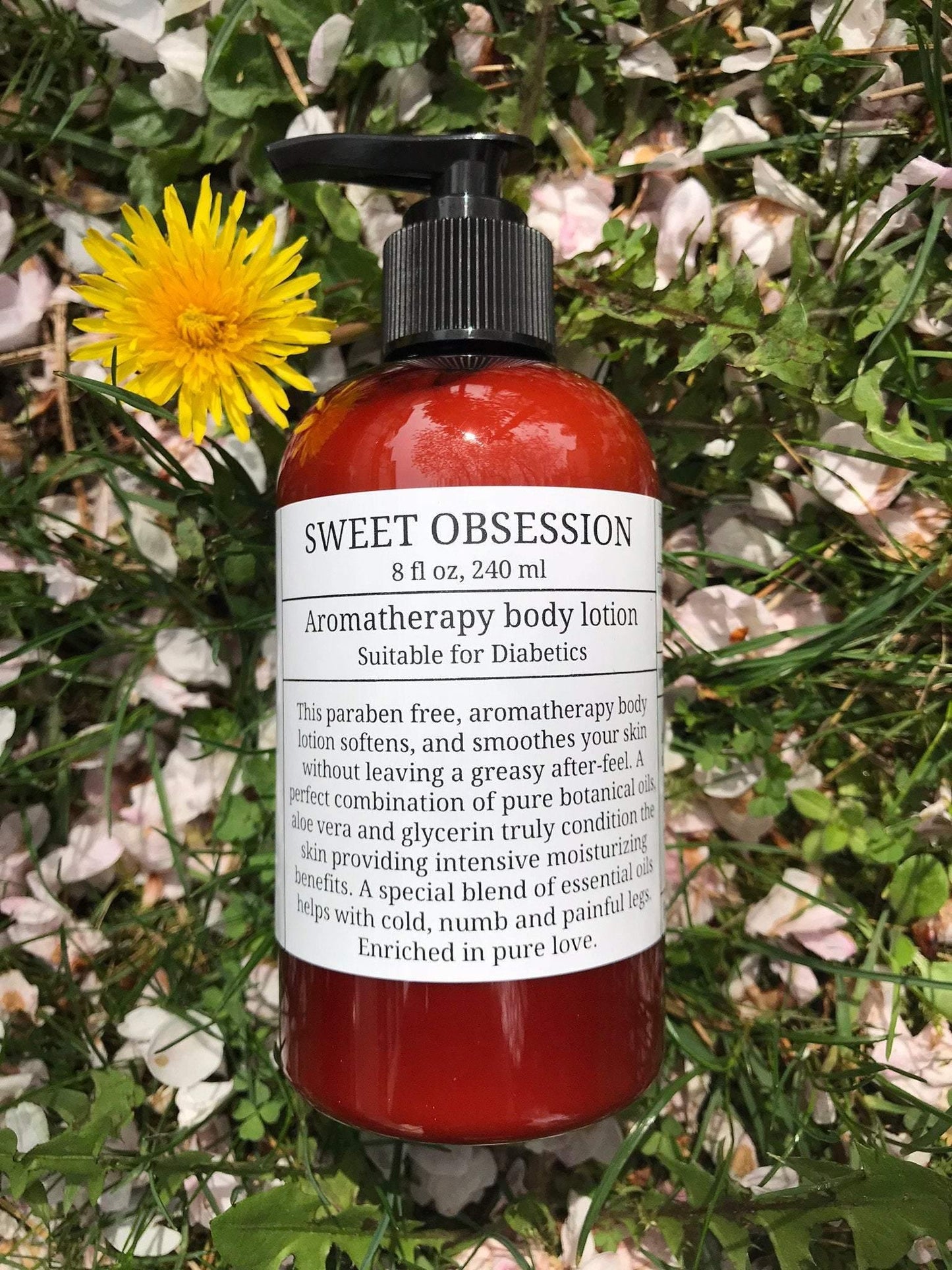 SWEET OBSESSION- AROMATHERAPY BODY LOTION - GreenEnvyCosmetics 