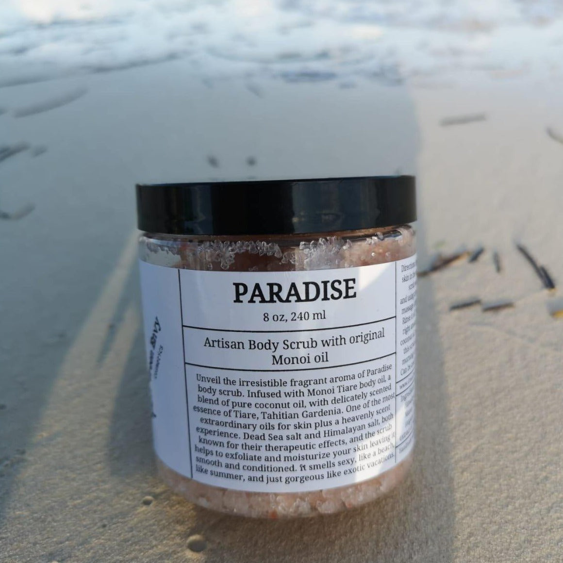 PARADISE- BODY SCRUB- BATH SALT - GreenEnvyCosmetics 