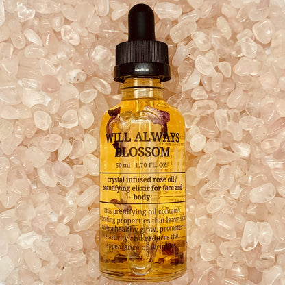 WILL ALWAYS BLOSSOM- ROSE FACE OIL - GreenEnvyCosmetics 