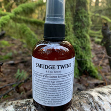 Load image into Gallery viewer, SMUDGE TWINS- SAGE AND PALO SANTO SMUDGE SPRAY
